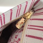 Louis Vuitton Carry It M15121 Cotton Canvas Bag with Hand-Drawn LV Label and Cat-Print Lining