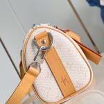 Louis Vuitton Keepall Bandoulière 25 Monogram Heritage Bag with Colorful Lining