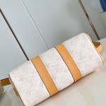 Louis Vuitton Keepall Bandoulière 25 Monogram Heritage Bag with Colorful Lining