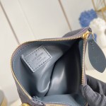 Louis Vuitton Speedy P9 Bandoulière 40 Handbag in Suede Leather with Monogram Floral and Silk Scarf