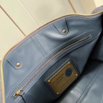 Louis Vuitton Speedy P9 Bandoulière 40 Handbag in Suede Leather with Monogram Floral and Silk Scarf