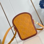 Louis Vuitton Toast Mini Handbag with Monogram Embossed and Damier Leather