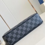 Louis Vuitton Pochette Kasai in Damier Graphite Canvas with Wrist Strap