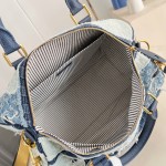 Louis Vuitton Speedy 40 Bandoulière Bag with Monogram Denim