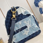 Louis Vuitton Speedy 40 Bandoulière Bag with Monogram Denim