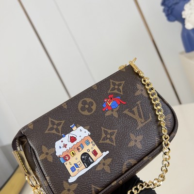Louis Vuitton - Mini Pochette Accessories Handbag Vivienne Winter Holiday Collection