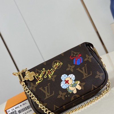 Louis Vuitton - Mini Pochette Accessories Handbag Vivienne Winter Holiday Collection
