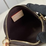 Louis Vuitton Cosmetic Coin Purse Monogram Canvas with Leather Trim