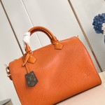 Louis Vuitton Speedy Soft 30 Epi Leather with Monogram Canvas Lining