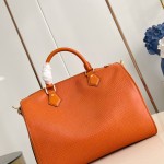 Louis Vuitton Speedy Soft 30 Epi Leather with Monogram Canvas Lining
