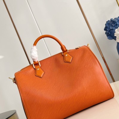 Louis Vuitton - Speedy Soft 30 - Epi Leather with Monogram Canvas Lining