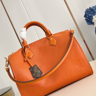 Louis Vuitton - Speedy Soft 30 - Epi Leather with Monogram Canvas Lining