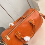 Louis Vuitton Speedy Soft 30 Epi Leather with Monogram Canvas Lining