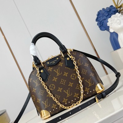 Louis Vuitton - Alma BB Bag Monogram Canvas with Leather Trimmings