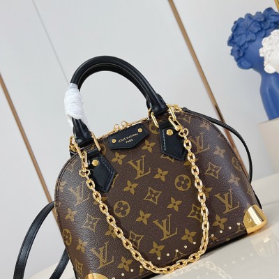 Louis Vuitton - Alma BB Bag Monogram Canvas with Leather Trimmings