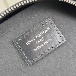 Louis Vuitton Speedy Trunk 20 Handbag in Monogram Saga Rock Style with Leather Details