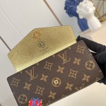 Louis Vuitton Vivienne Winter Holiday Sarah Wallet with Vivienne Button