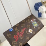 Louis Vuitton Vivienne Winter Holiday Sarah Wallet with Vivienne Button