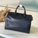 Louis Vuitton Speedy Bandoulière 30 M25915 Caramel / M25671 Black leather handbag