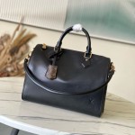 Louis Vuitton Speedy Bandoulière 30 M25915 Caramel / M25671 Black leather handbag