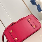 Louis Vuitton Alma BB Epi Leather Handbag with Monogram Jacquard Strap