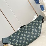 Louis Vuitton Rush Monogram Shadow Leather Waist Bag with Adjustable Strap