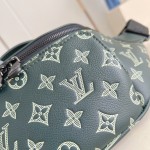 Louis Vuitton Rush Monogram Shadow Leather Waist Bag with Adjustable Strap
