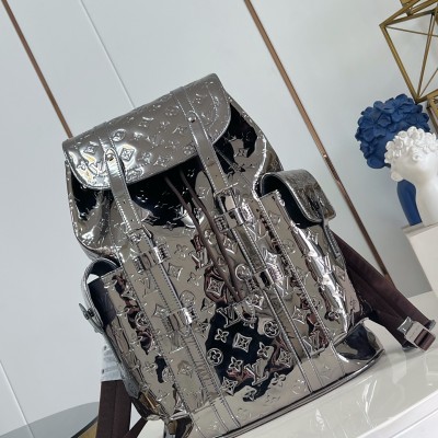 Louis Vuitton - Christopher Medium Backpack Monogram Miroir Coated Canvas Backpack