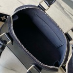 Louis Vuitton Alma BB M14433 Epi Leather handbag with embroidered jacquard shoulder strap