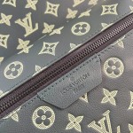 Louis Vuitton Discovery Mini Backpack with Monogram Shadow embossed leather and metal hardware