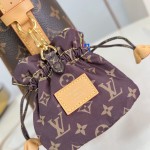 Louis Vuitton All In BB Monogram Canvas Handbag with leather shoulder strap