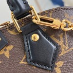 Louis Vuitton Trunk Alma Mini Handbag with Monogram Canvas and cowhide leather trims