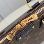 Louis Vuitton Trunk Alma Mini Handbag with Monogram Canvas and cowhide leather trims