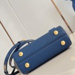 Louis Vuitton Cluny Mini Handbag in Epi Leather with Resin LV Logo
