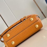 Louis Vuitton Cluny Mini Handbag in Epi Leather with Resin LV Logo