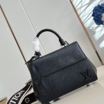 Louis Vuitton Cluny Mini Handbag in Epi Leather with Resin LV Logo