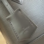 Louis Vuitton Alma BB Handbag in Epi leather with signature embroidery and jacquard shoulder strap