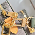 Louis Vuitton Nil Crossbody Bag with Monogram Heritage canvas and leather handle