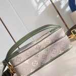 Louis Vuitton Nil Crossbody Bag with Monogram Heritage canvas and leather handle