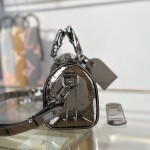 Louis Vuitton KEEPALL BANDOULIÈRE 25 M26903 Silver Gold Replica Handbag