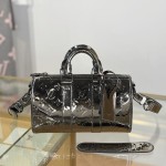 Louis Vuitton KEEPALL BANDOULIÈRE 25 M26903 Silver Gold Replica Handbag