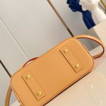 Louis Vuitton Alma BB Handbag with Damier Ebene canvas and leather key pouch