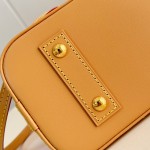 Louis Vuitton Alma BB Handbag with Damier Ebene canvas and leather key pouch