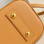Louis Vuitton Alma BB Handbag with Damier Ebene canvas and leather key pouch