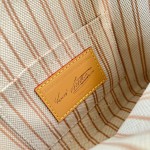 Louis Vuitton Alma BB Handbag with Damier Ebene canvas and leather key pouch