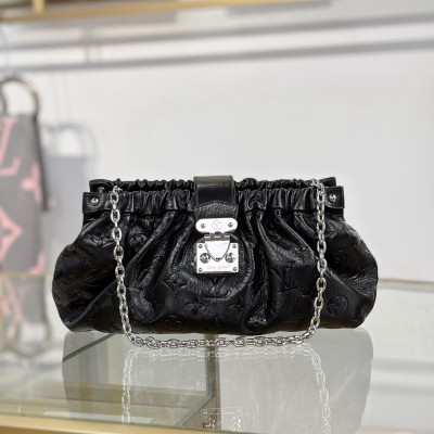 Louis Vuitton - POCHETTE SLING Small Handbag M27822 Black Replica Bag