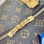 Louis Vuitton Speedy Soft 30 Crafty Monogram handbag front view