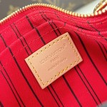 Louis Vuitton M41001 Neverfull Small Tote in Monogram Canvas with Steel Hardware