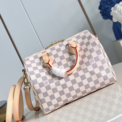 Louis Vuitton - M40608 Speedy Bandoulière 25 Monogram Canvas Leather Travel Bag