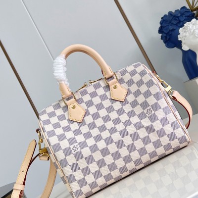 Louis Vuitton - M40608 Speedy Bandoulière 25 Monogram Canvas Leather Travel Bag